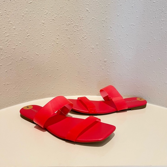 Marc Fisher Shoes - Marc Fisher Women’s Clear Straps Frosted Pink Sandals/Sz:8/NWT